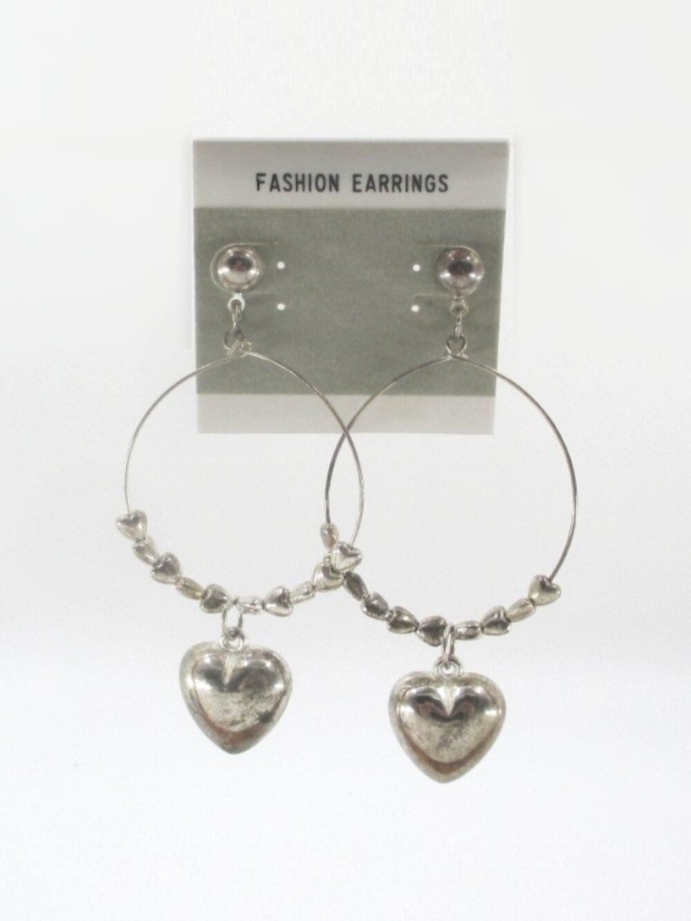 Vintage 90s Hoop & Hearts Earrings NOS
